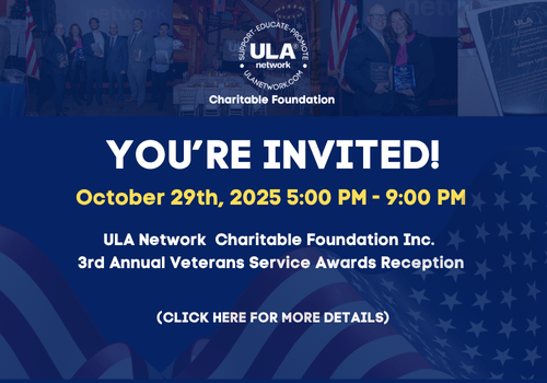 Email Blast Insert ULA Awards Night Youre Invited 2025 - ULA Veterans Day Honorees Wednesday 1029 (500 x 350 px)