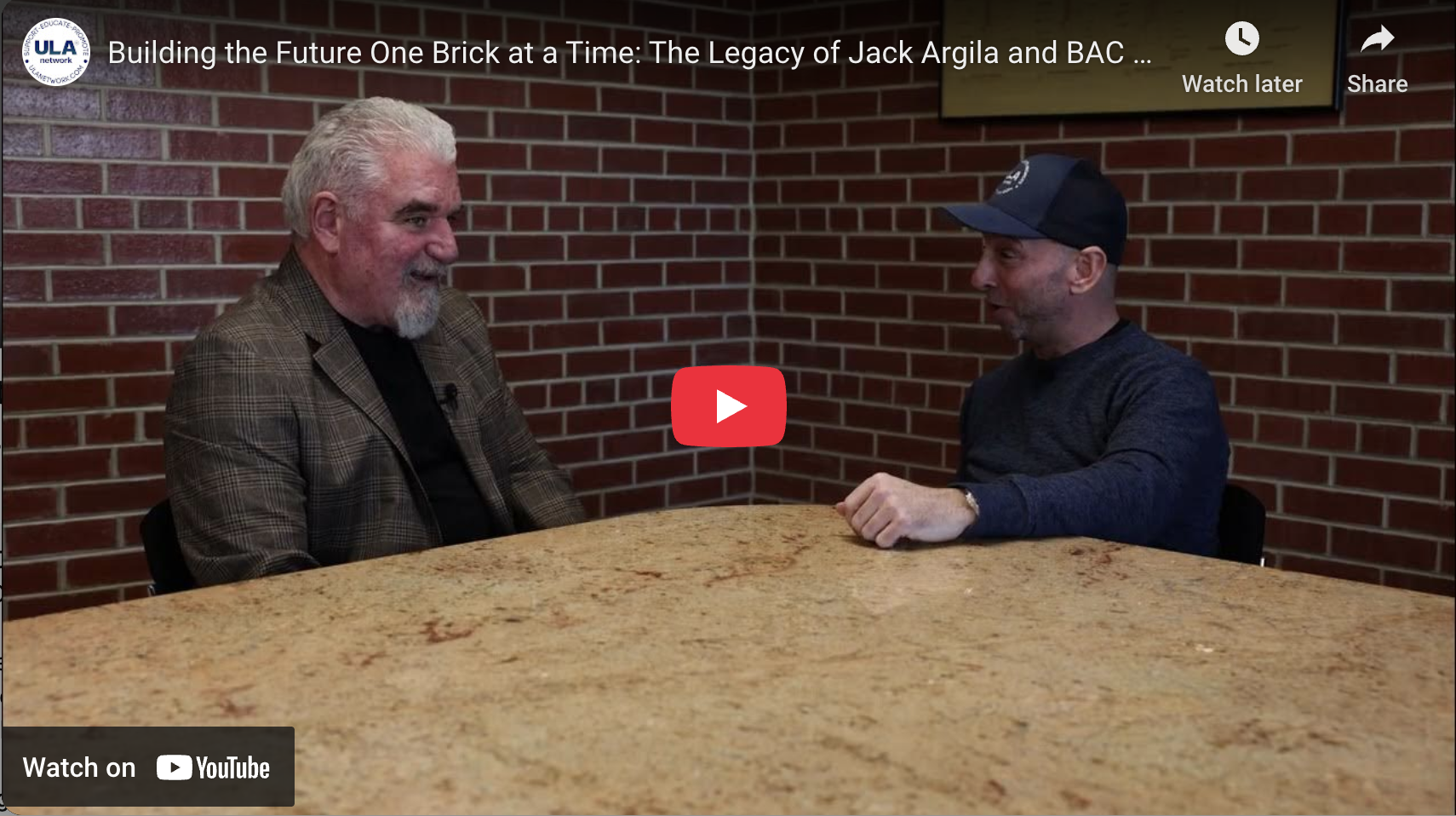 Jack Argila and BAC Local 1 NY_YouTube